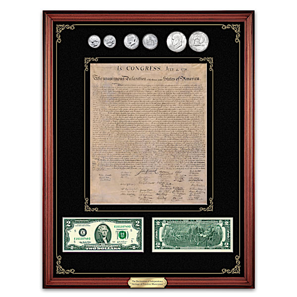 The Declaration Of Independence Heritage Of Freedom Currency Set