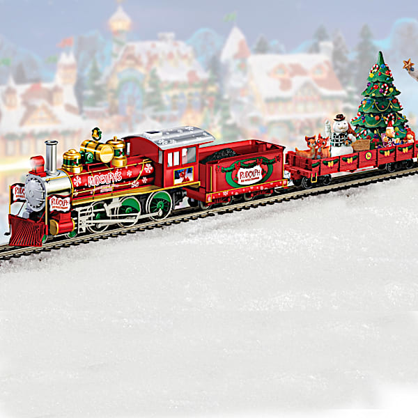 Rudolph's Christmas Town Express Electric Train Collection