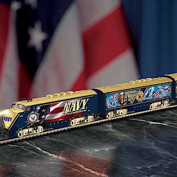 HO-Scale U.S. Navy Express Illuminated Train Collection