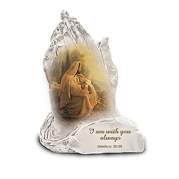 In God's Hands Religious Art Figurine Collection