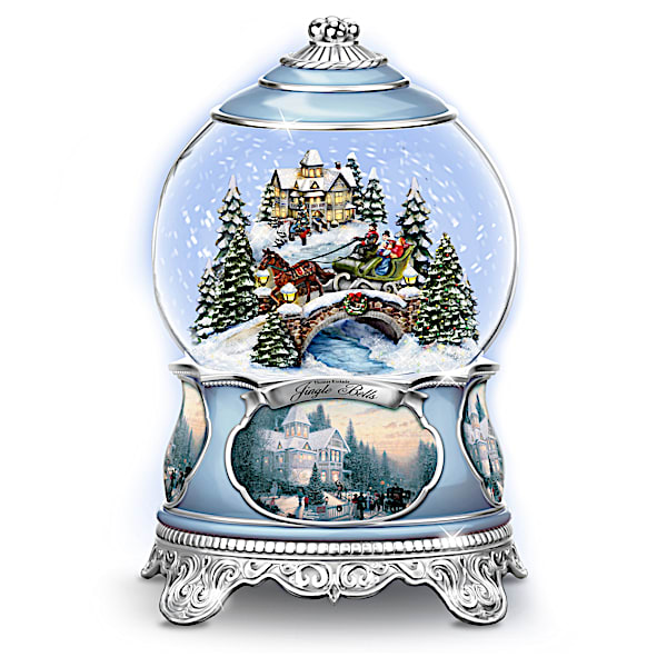 Thomas Kinkade Songs Of The Season Holiday Snowglobe Collection