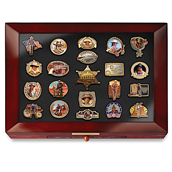 John Wayne Tribute Pin Collection Featuring American Legend, The Duke