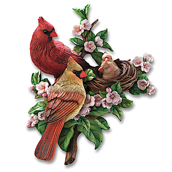 Garden Birds Spring Awakenings Wall Decor Sculpture Collection