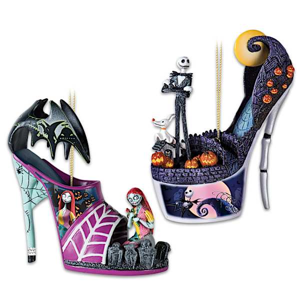 Disney Tim Burton's The Nightmare Before Christmas Shoe Ornament Collection