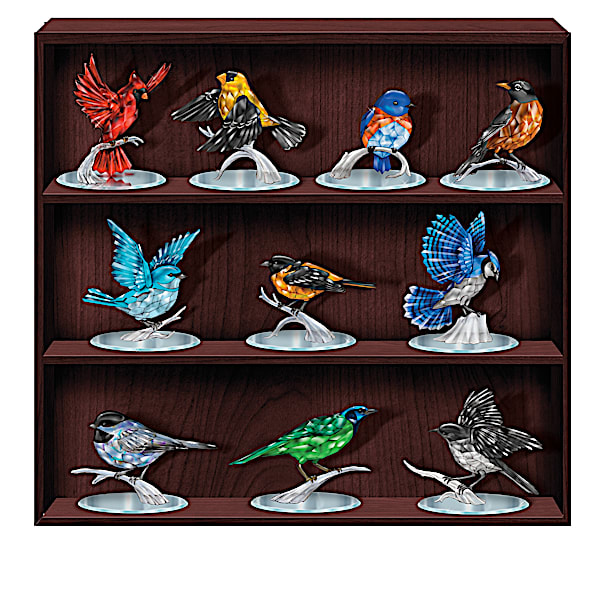 Reflections of the Songbird Gemstone-Inspired Figurine Collection