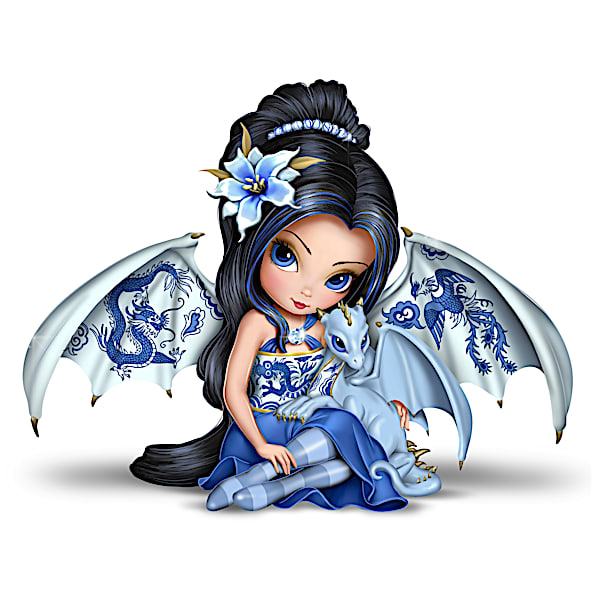 Jasmine Becket-Griffith Blue Willow Beauty Fairy Figurine Collection