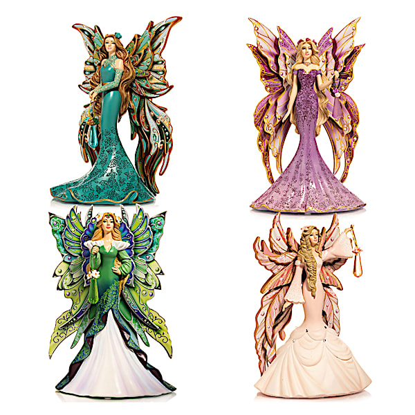 Sara Biddle Mystic Crystal Spirits Fairy Figurines