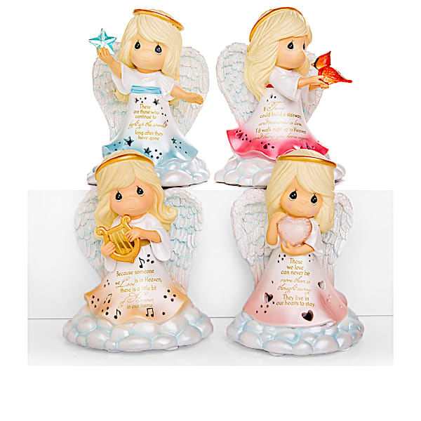 Precious Moments Light Of Love Angel Figurines With Lights