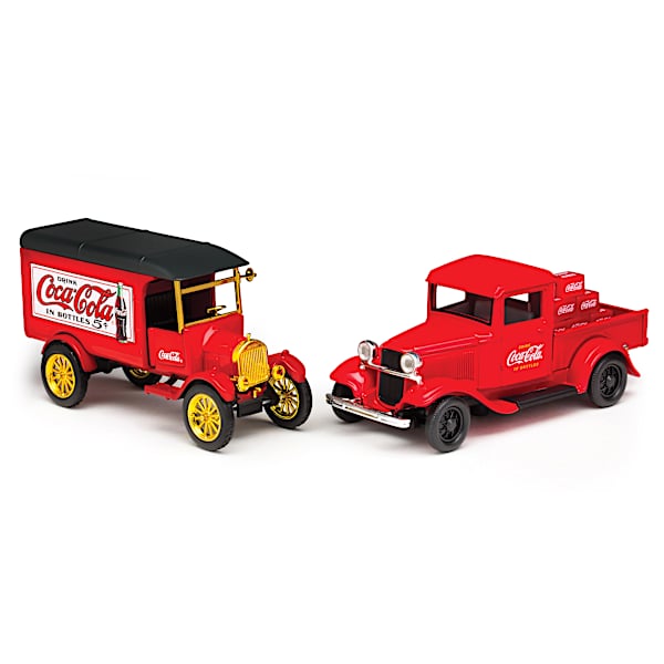 COCA-COLA 1:43-Scale Diecast Vehicles From Different Eras