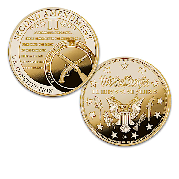 The U.S. Constitution 24K Gold-Plated Proof Coin Collection