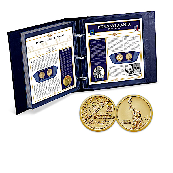 The American Innovation Dollar Coin Collection With Album