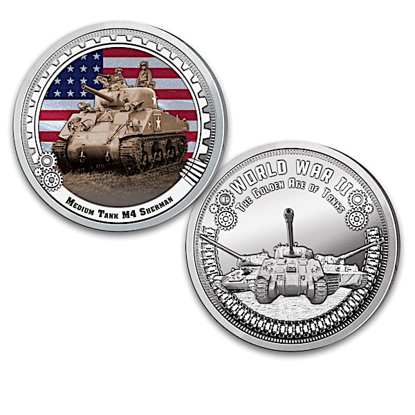 The World War II Golden Age Of Tanks Proof Coin Collection