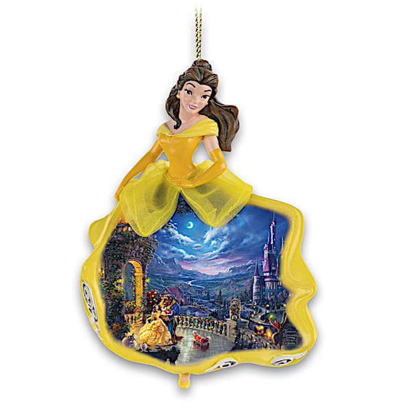 Disney Princess Ornaments Featuring Thomas Kinkade Artwork