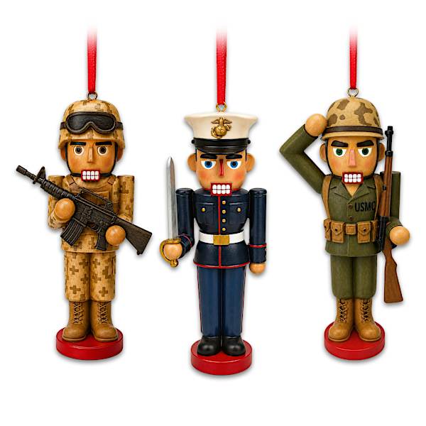 U.S. Marine Corps 250th Anniversary Nutcracker Ornaments