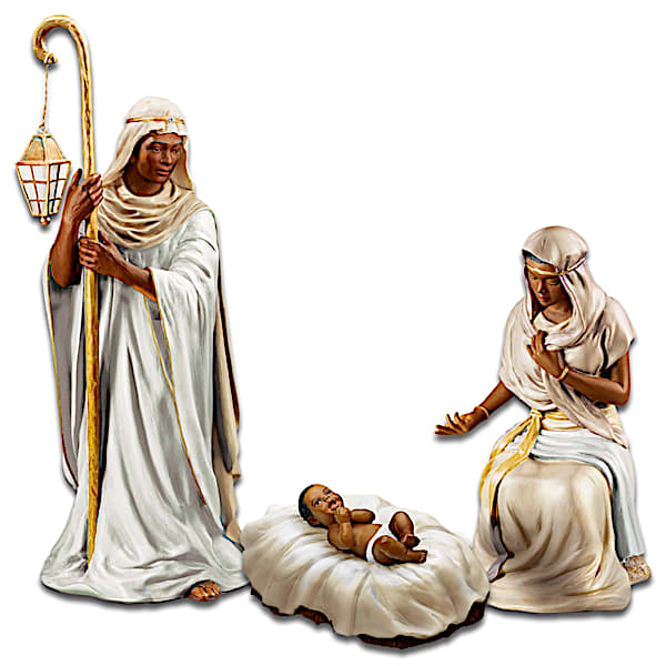 King Of Peace African American Nativity Figurines