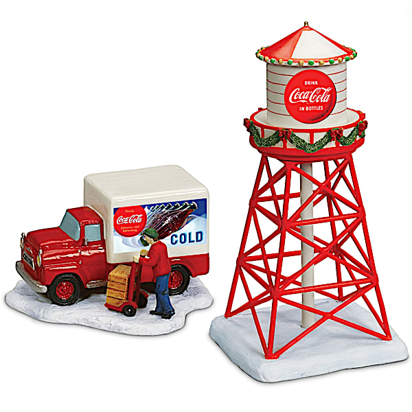 COCA-COLA Christmas Railroad Accessory Collection