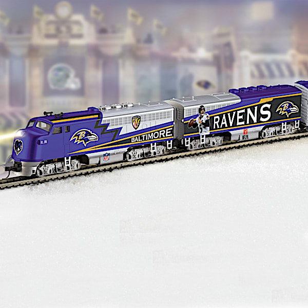 NFL-Licensed Ravens Electric Train Collection