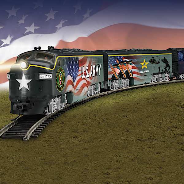 U.S. Army Express Train Collection With Tracks And Power-Pack