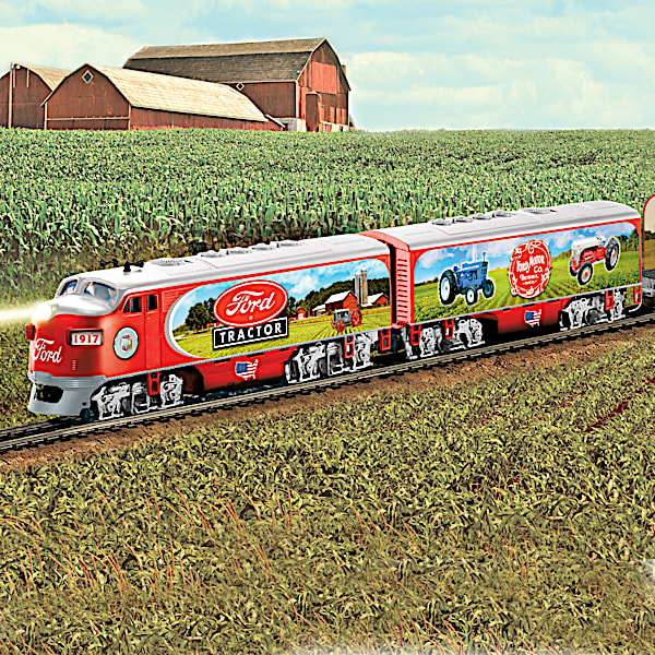 Ford Classic Tractors Illuminated Express Train Collection