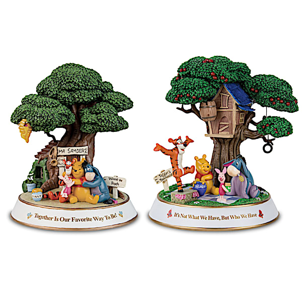 Disney Winnie The Pooh Hundred Acre Wood Sculptures