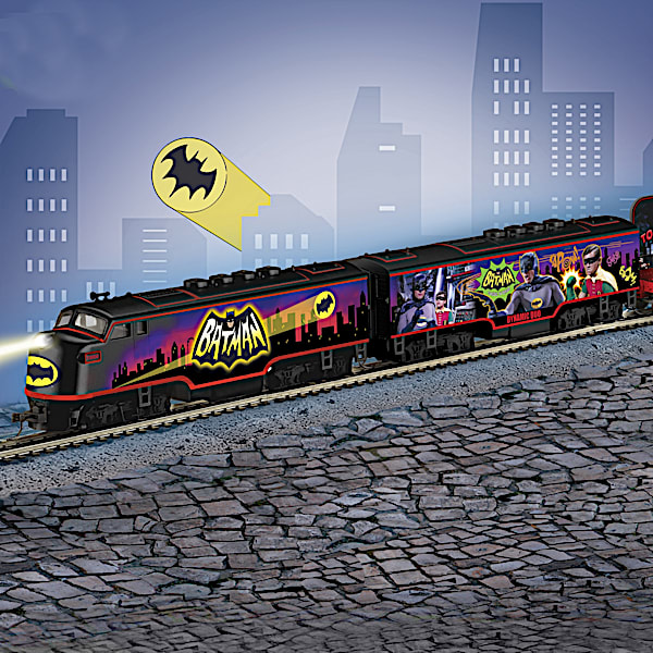 CAPED CRUSADERS Illuminated Electric Train Collection