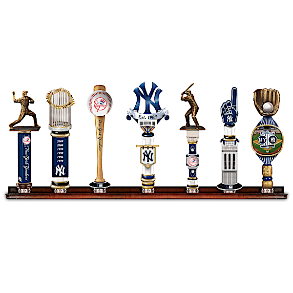 Yankees Vintage-Style Beer Tap Handles With Display