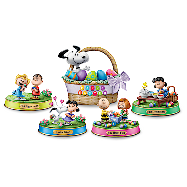 PEANUTS Easter Egg-citement Tabletop Sculpture Collection