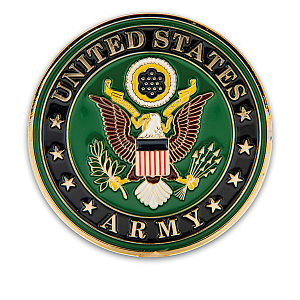 The U.S. Army Core Values Hand-Enameled Challenge Coin Collection