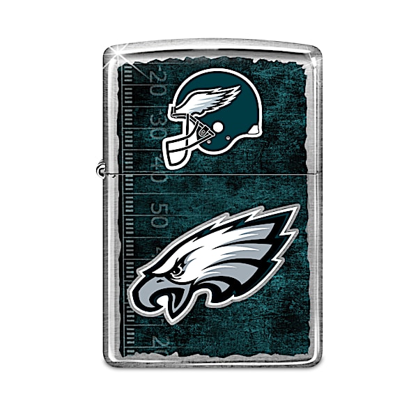 NFL Philadelphia Eagles Zippo Lighter Collection with Display: 1 of 4000