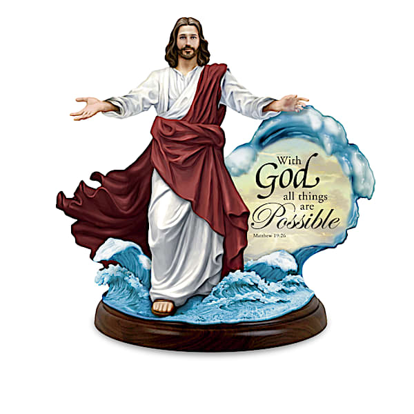 Thomas Kinkade Miracles Of Christ Illuminated Sculptures