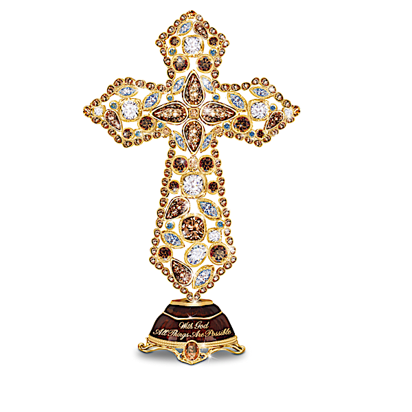 Facets Of Faith Jeweled Musical Cross Collection