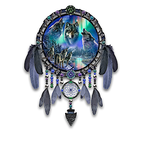 James Meger Aurora Borealis Illuminated Dreamcatchers