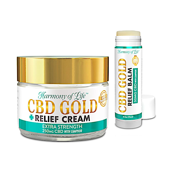 Harmony Of Life CBD Gold Pain Relieving Cream