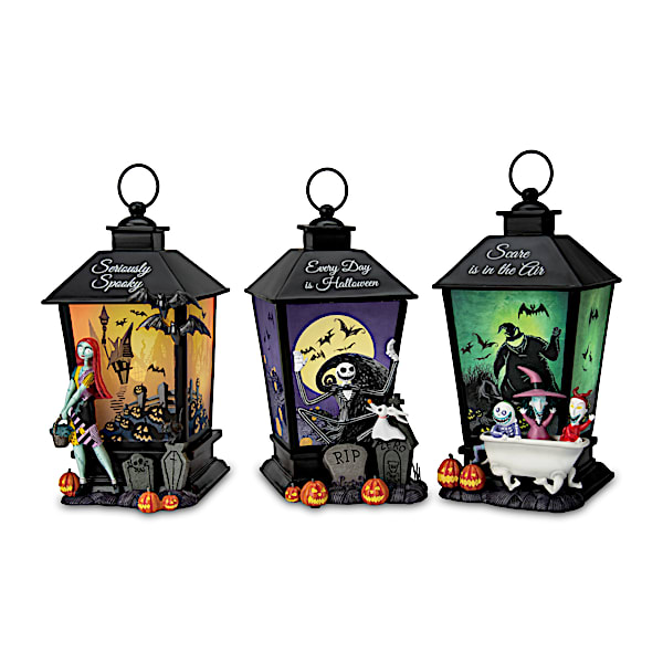 The Nightmare Before Christmas Sculpted Lantern Collection