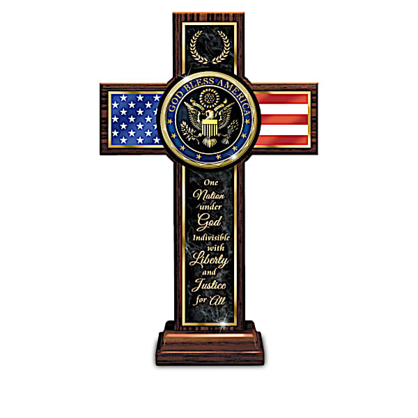God And Country Wooden Cross Collection