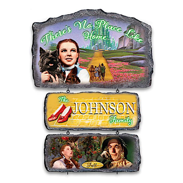 Personalized THE WIZARD OF OZ Seasonal Welcome Sign