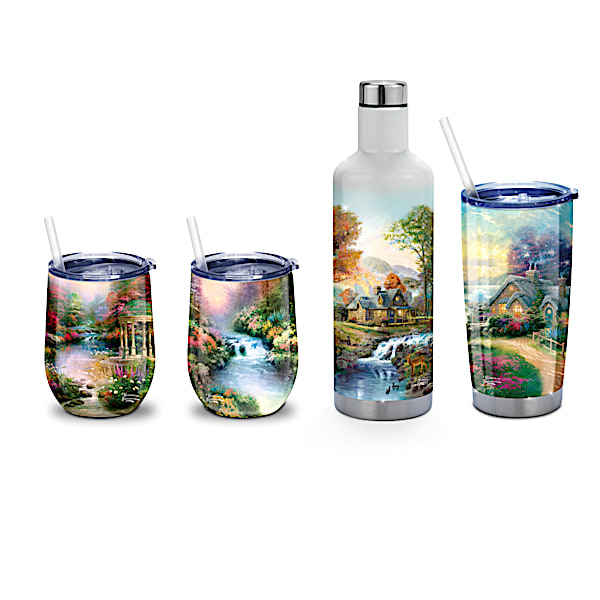 Thomas Kinkade Tranquility Insulated Drinkware Collection