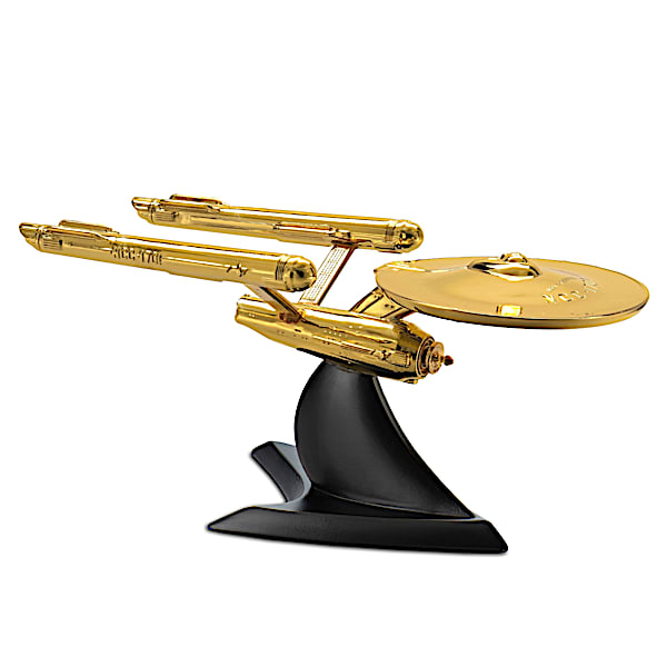 STAR TREK Cast Metal Starship Sculpture Collection