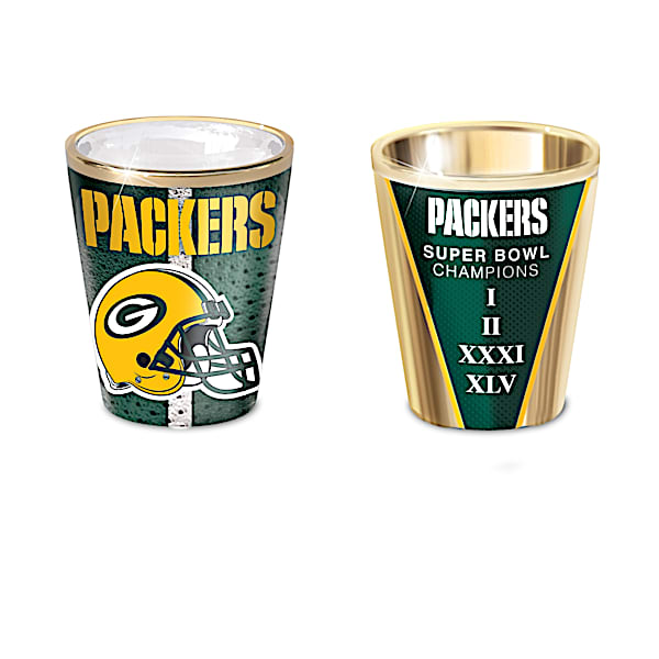 NFL Green Bay Packers Shot Glass Collection