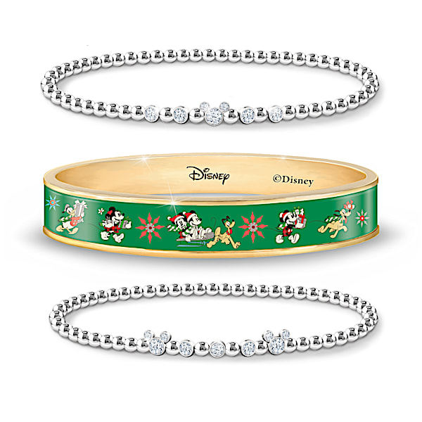 Disney Bangle Bracelets For Each Month Of The Year With Case