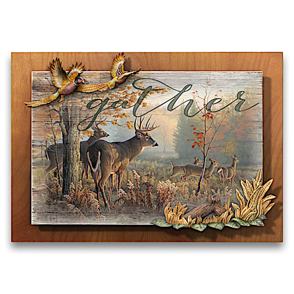 Woodland Inspirations Wall Art With Sculpted Details
