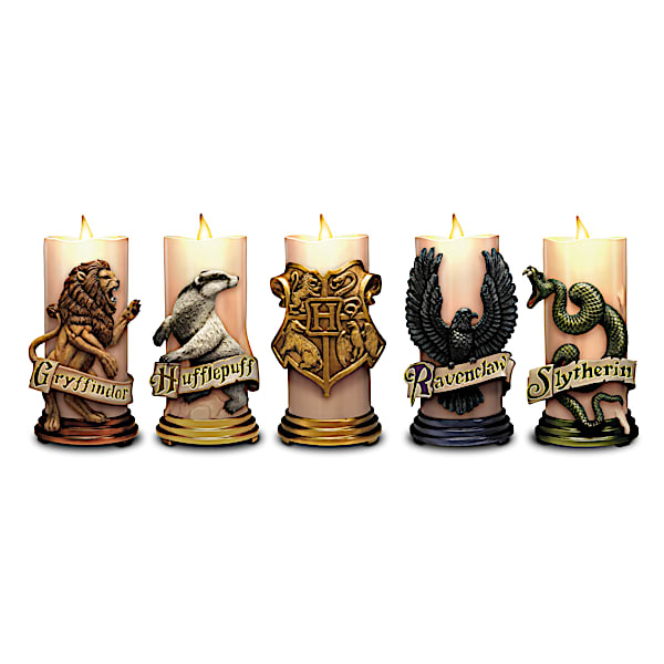 HARRY POTTER HOGWARTS House Flameless Candle Collection