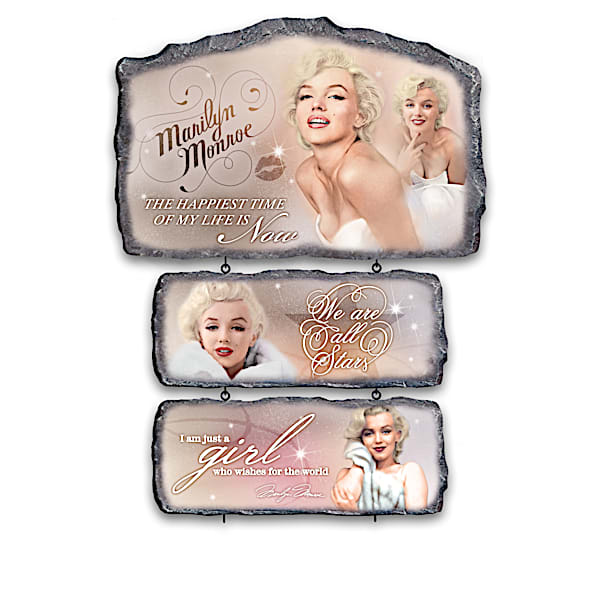 In Her Own Words Marilyn Monroe Wall Decor Collection