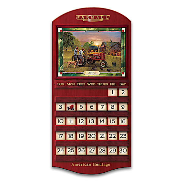 Farmall Perpetual Calendar Collection With Light-Up Display
