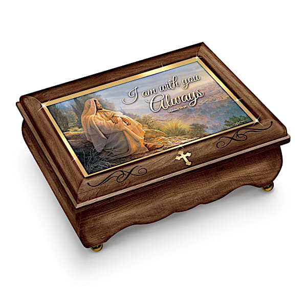 Greg Olsen Visions Of Faith Wooden Music Box Collection