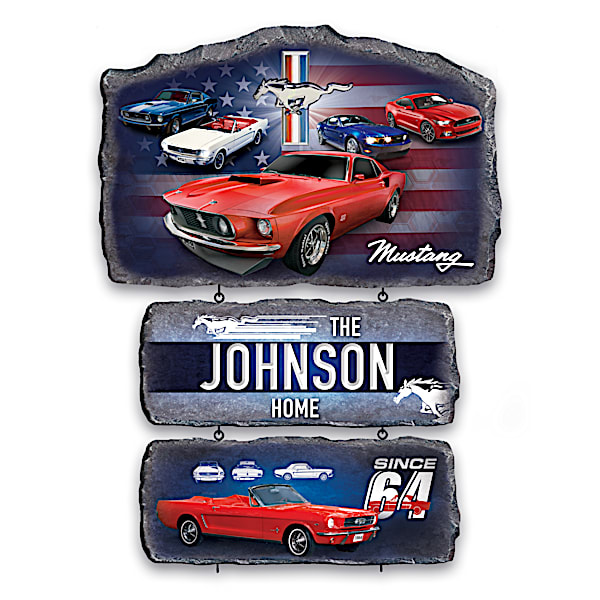 Ford Mustang Personalized Welcome Sign Collection