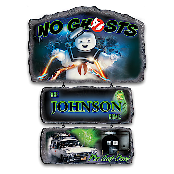 Ghostbusters Personalized Stone-Look Welcome Sign Collection