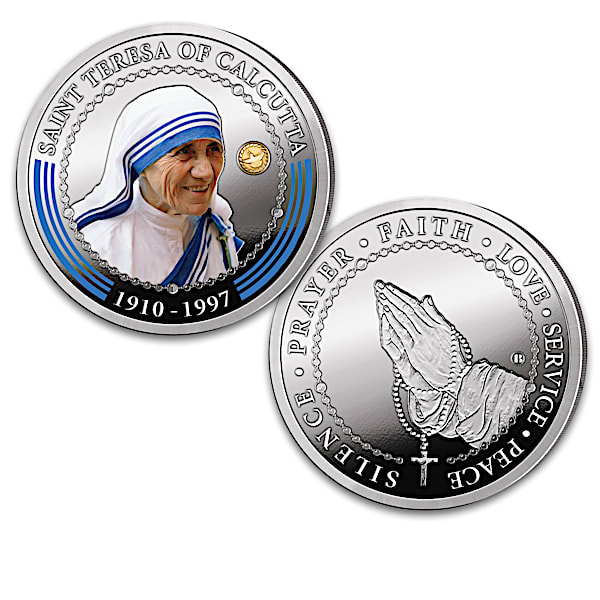 Saint Teresa Of Calcutta Proof Coins With Display Box