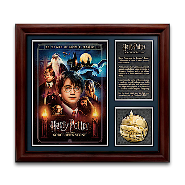 HARRY POTTER Framed Movie Art Prints With Medallions