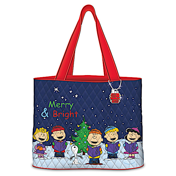 PEANUTS Seasonal Quilted Tote Bag Collection